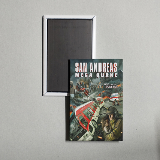 San Andreas Mega Quake Mini Movie Fridge Magnet