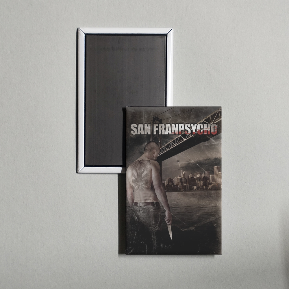 San Franpsycho Mini Movie Fridge Magnet