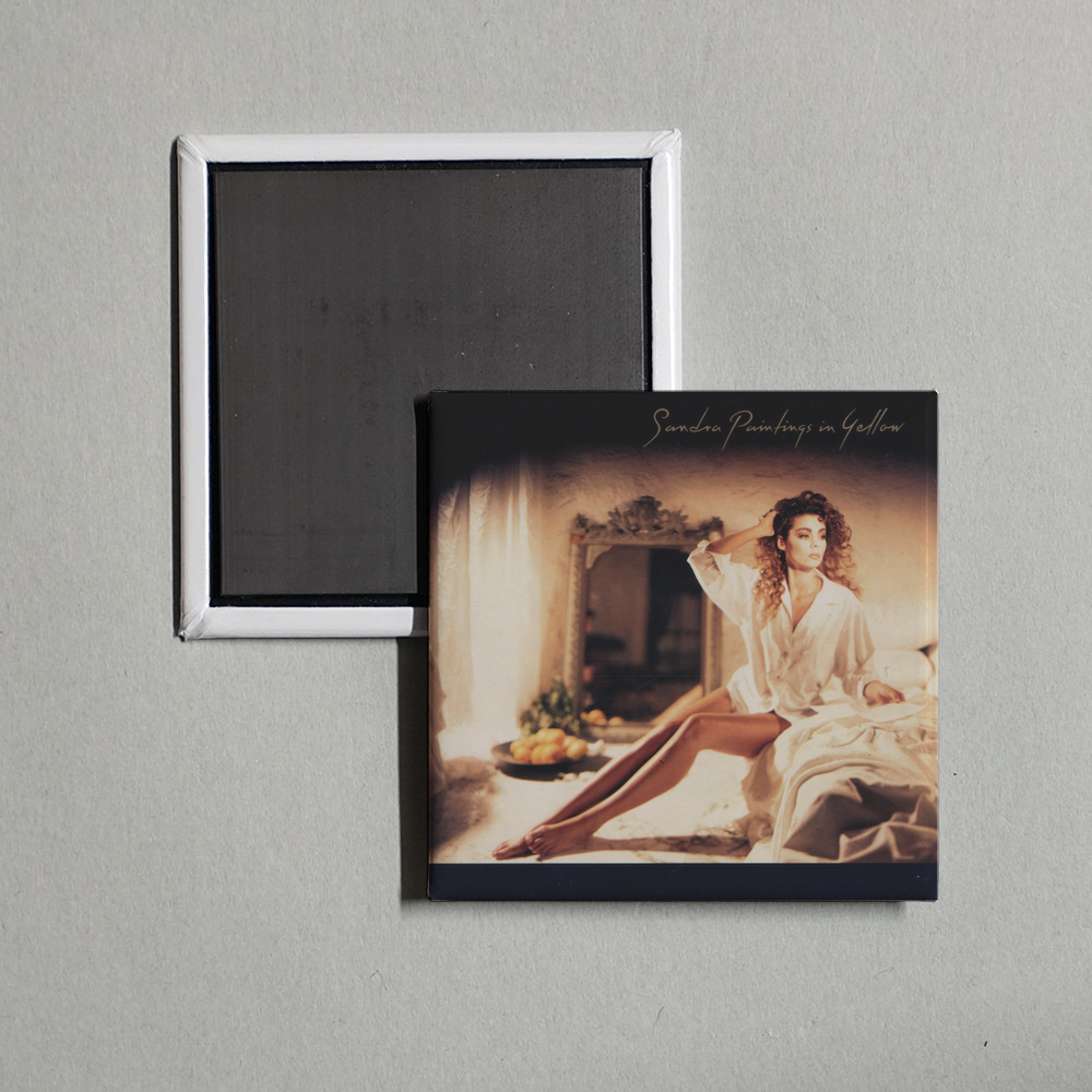 Sandra - Paintings In Yellow Album Cover Fridge Magnet