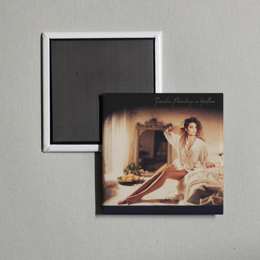 Sandra - Paintings In Yellow Album Cover Fridge Magnet