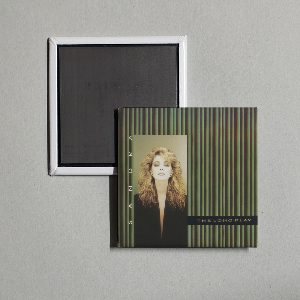 Sandra - The Long Play Album Cover Fridge Magnet