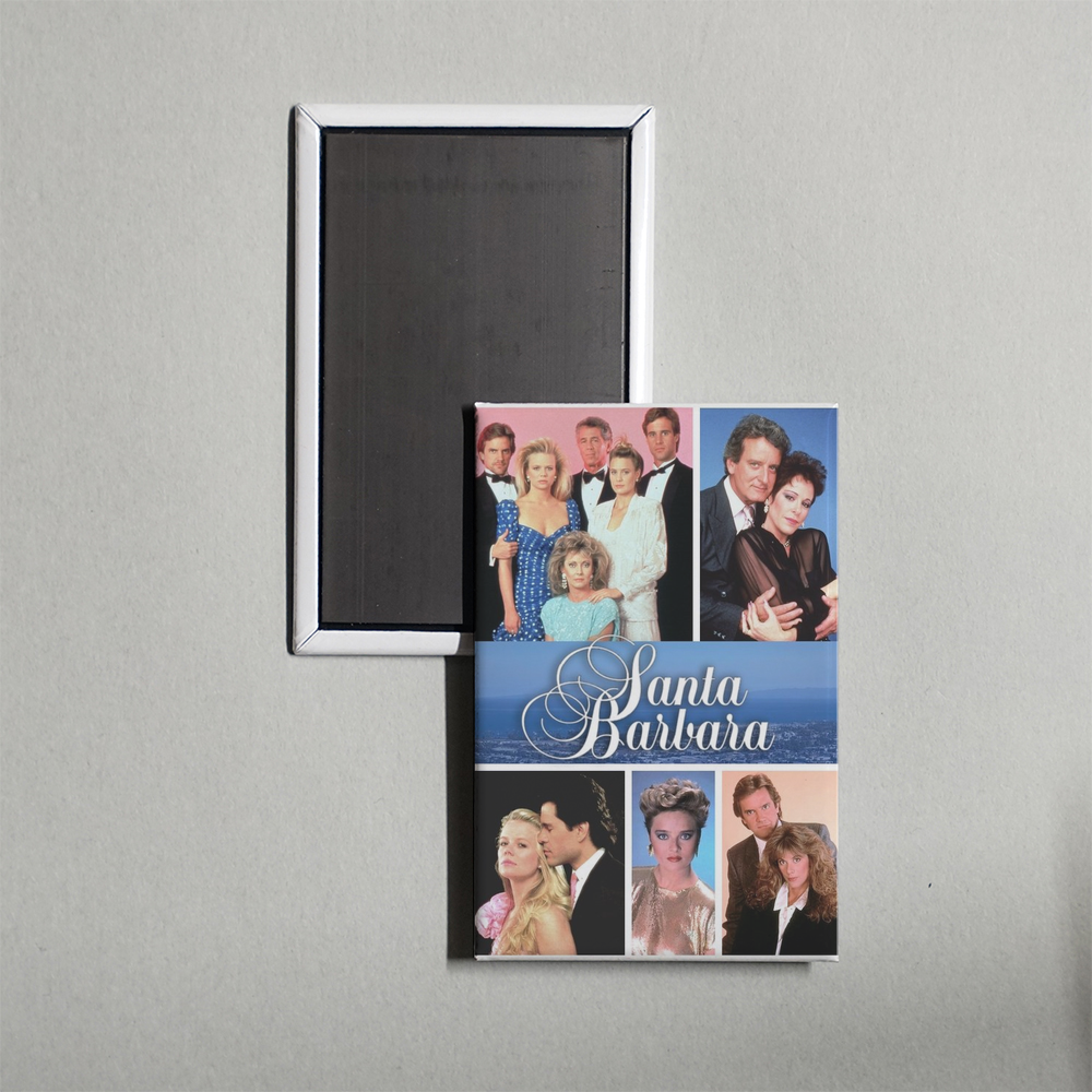 Santa Barbara TV Show Fridge Magnet