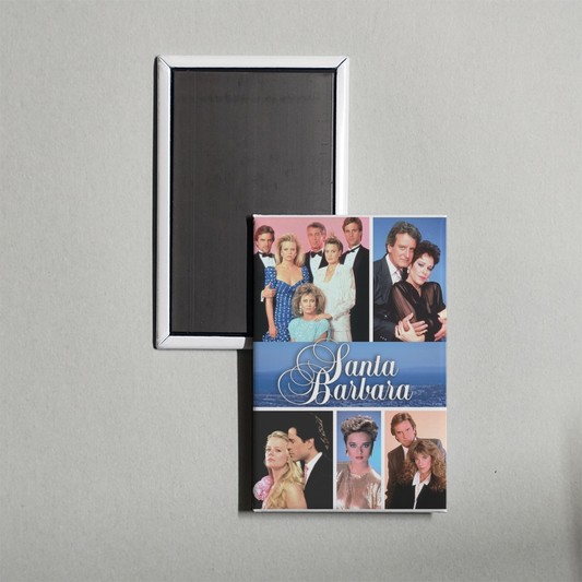 Santa Barbara TV Show Fridge Magnet
