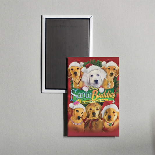 Santa Buddies Mini Movie Fridge Magnet