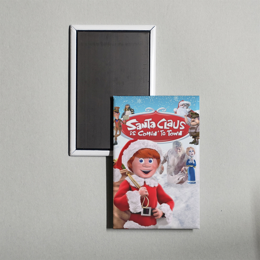 Santa Claus Is Comin' to Town Mini Movie Fridge Magnet