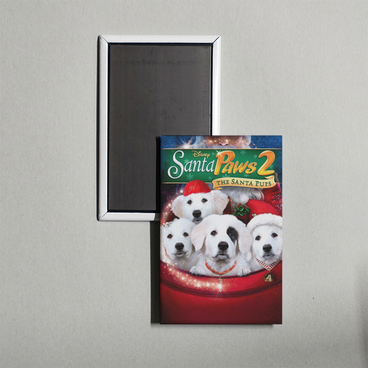 Santa Paws 2 The Santa Pups Mini Movie Fridge Magnet