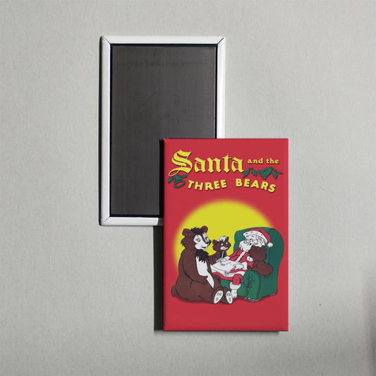 Santa and the Three Bears Mini Movie Fridge Magnet