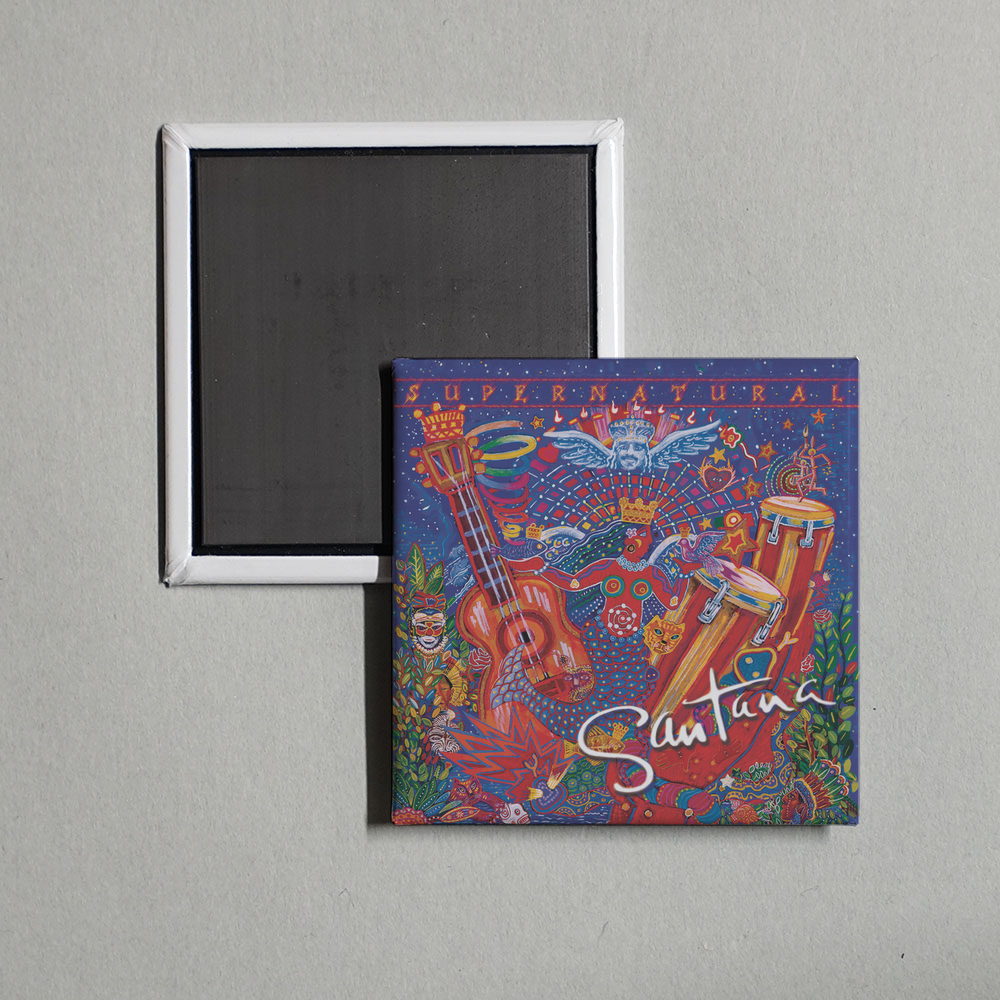 Santana - Supernatural (Remastered) Album Cover Fridge Magnet