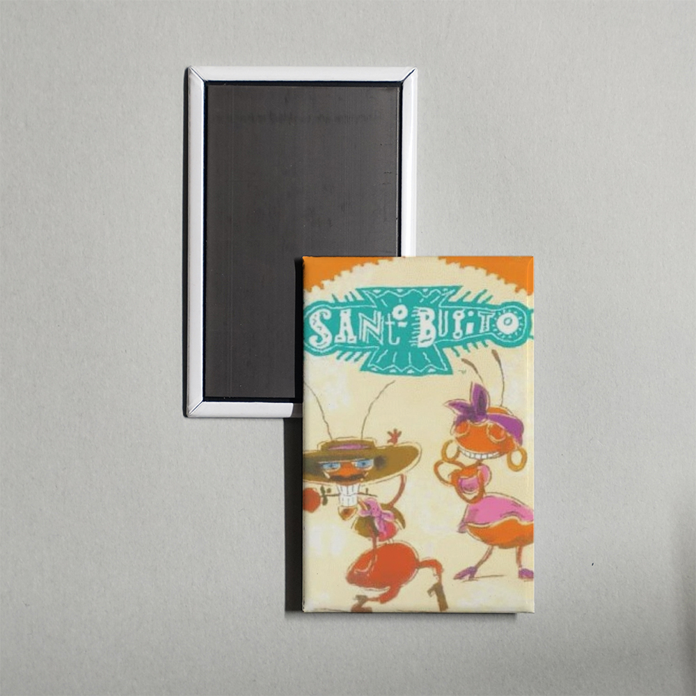 Santo Bugito TV Show Fridge Magnet