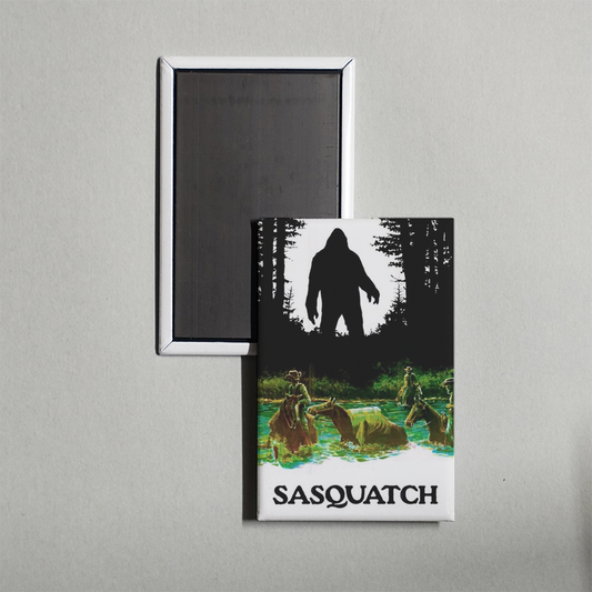 Sasquatch, the Legend of Bigfoot Mini Movie Fridge Magnet