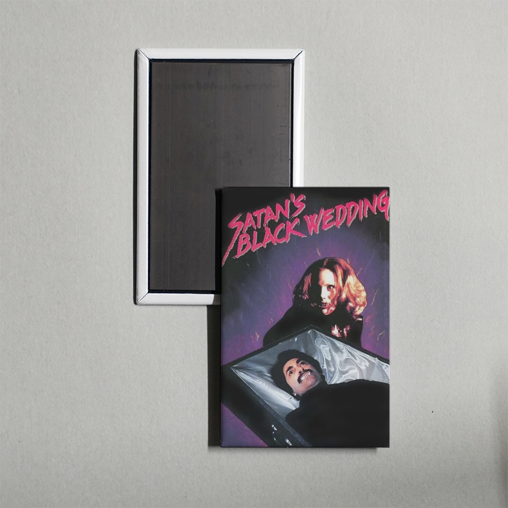 Satan's Black Wedding Mini Movie Fridge Magnet