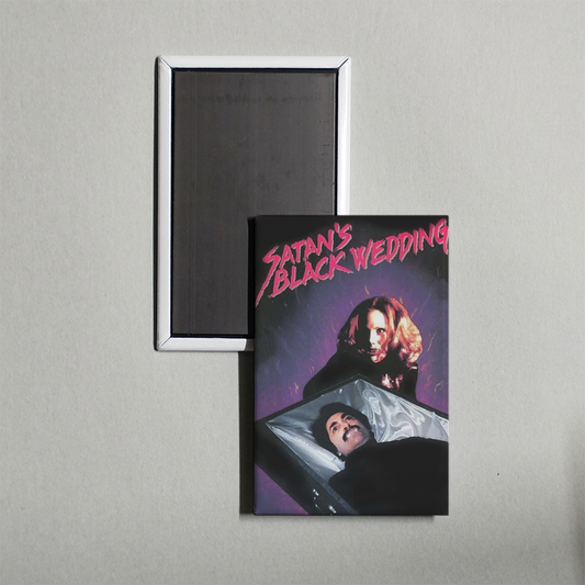 Satan's Black Wedding Mini Movie Fridge Magnet