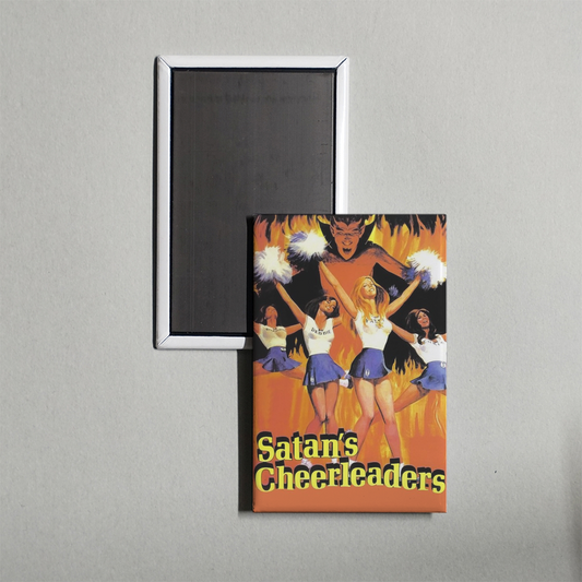 Satan's Cheerleaders Mini Movie Fridge Magnet