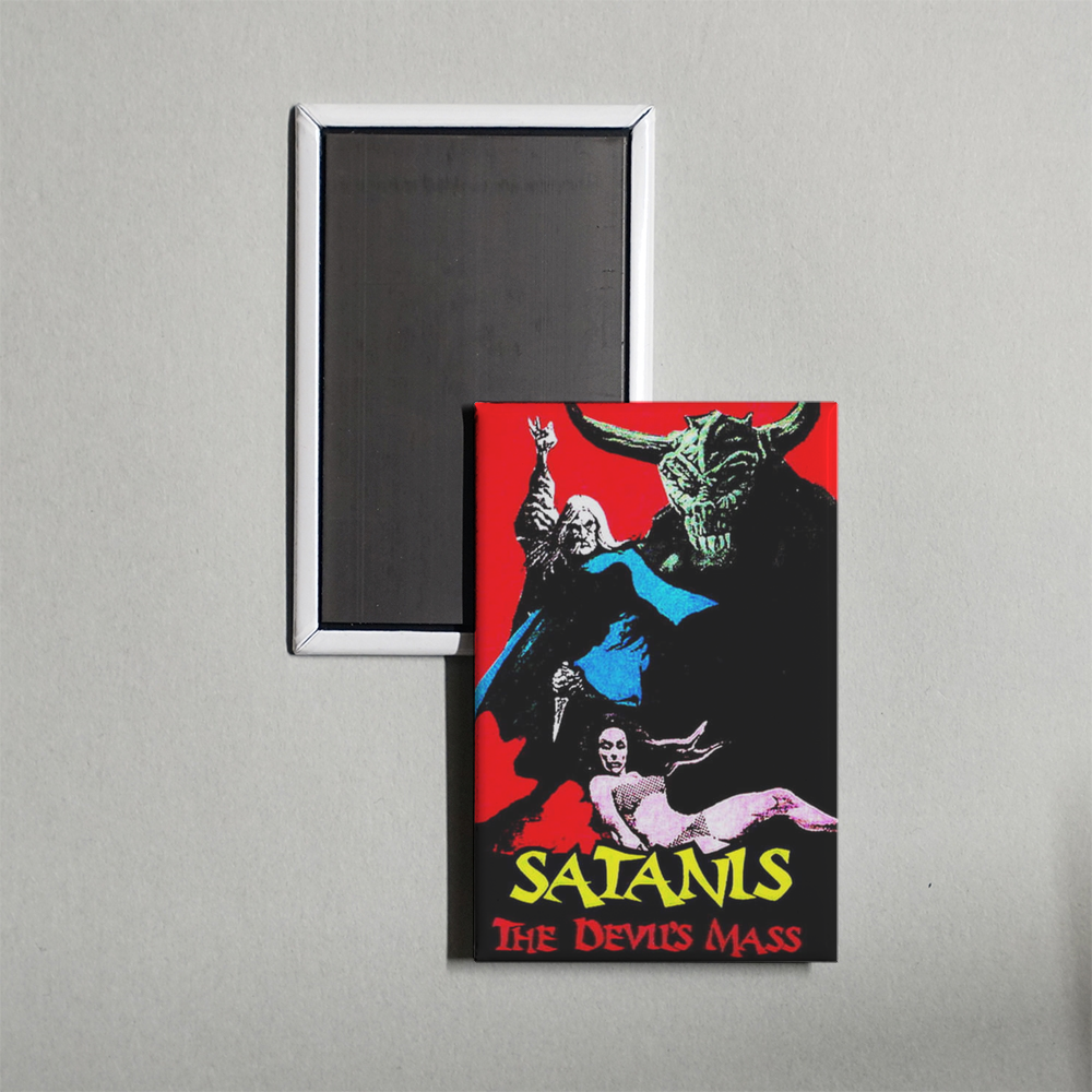 Satanis The Devil's Mass Mini Movie Fridge Magnet
