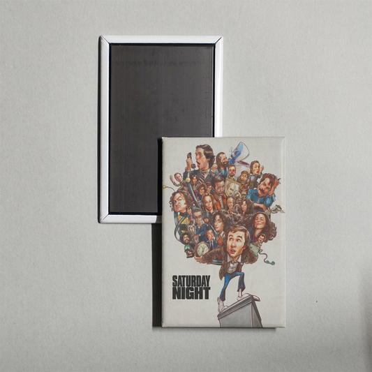 Saturday Night Mini Movie Fridge Magnet