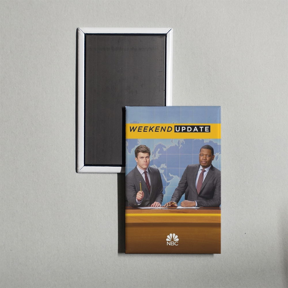 Saturday Night Live Weekend Update Thursday TV Show Fridge Magnet