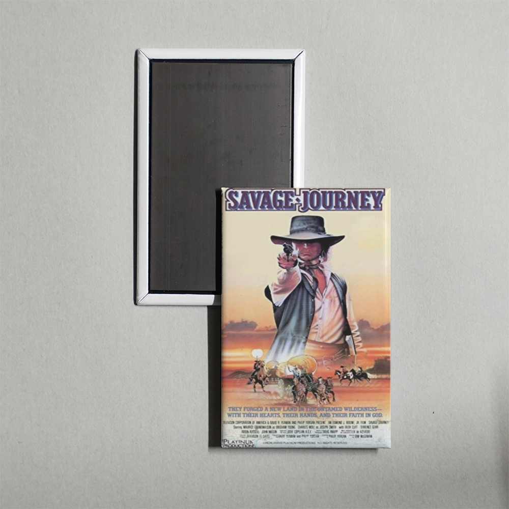 Savage Journey Mini Movie Fridge Magnet