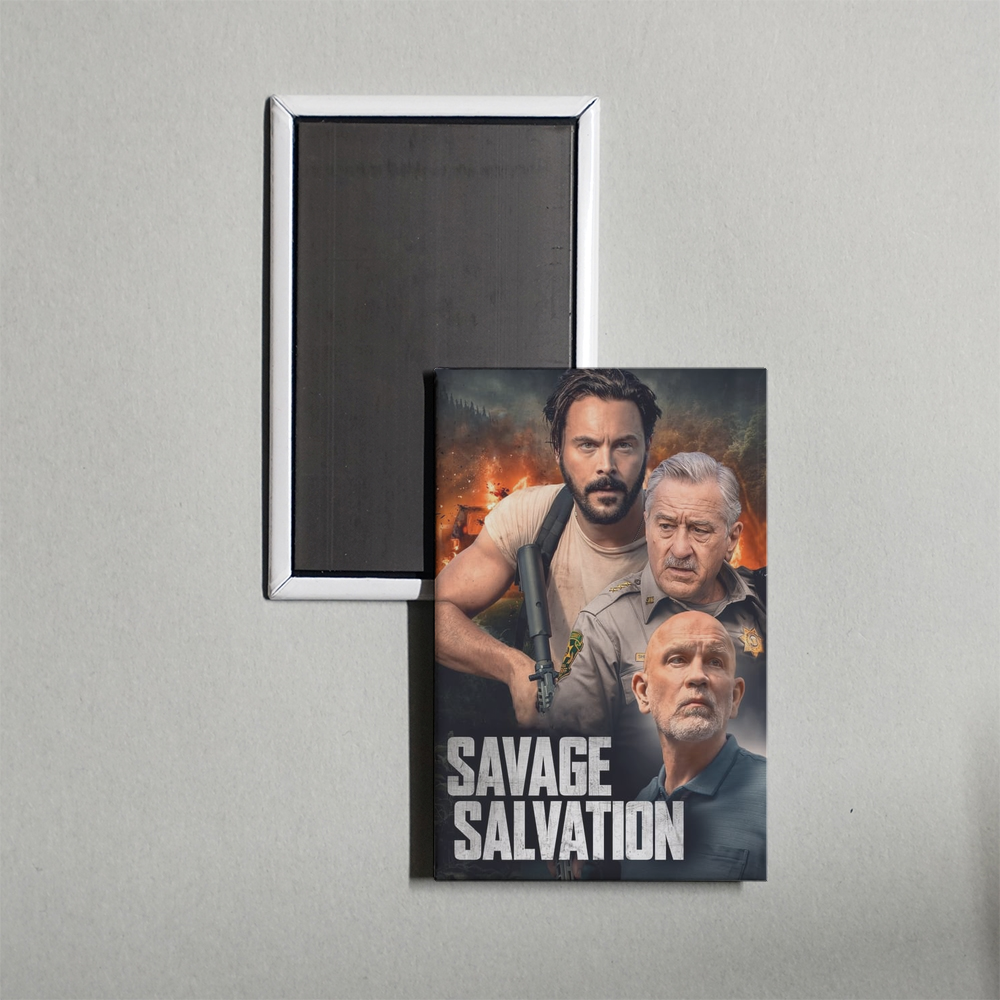 Savage Salvation Mini Movie Fridge Magnet