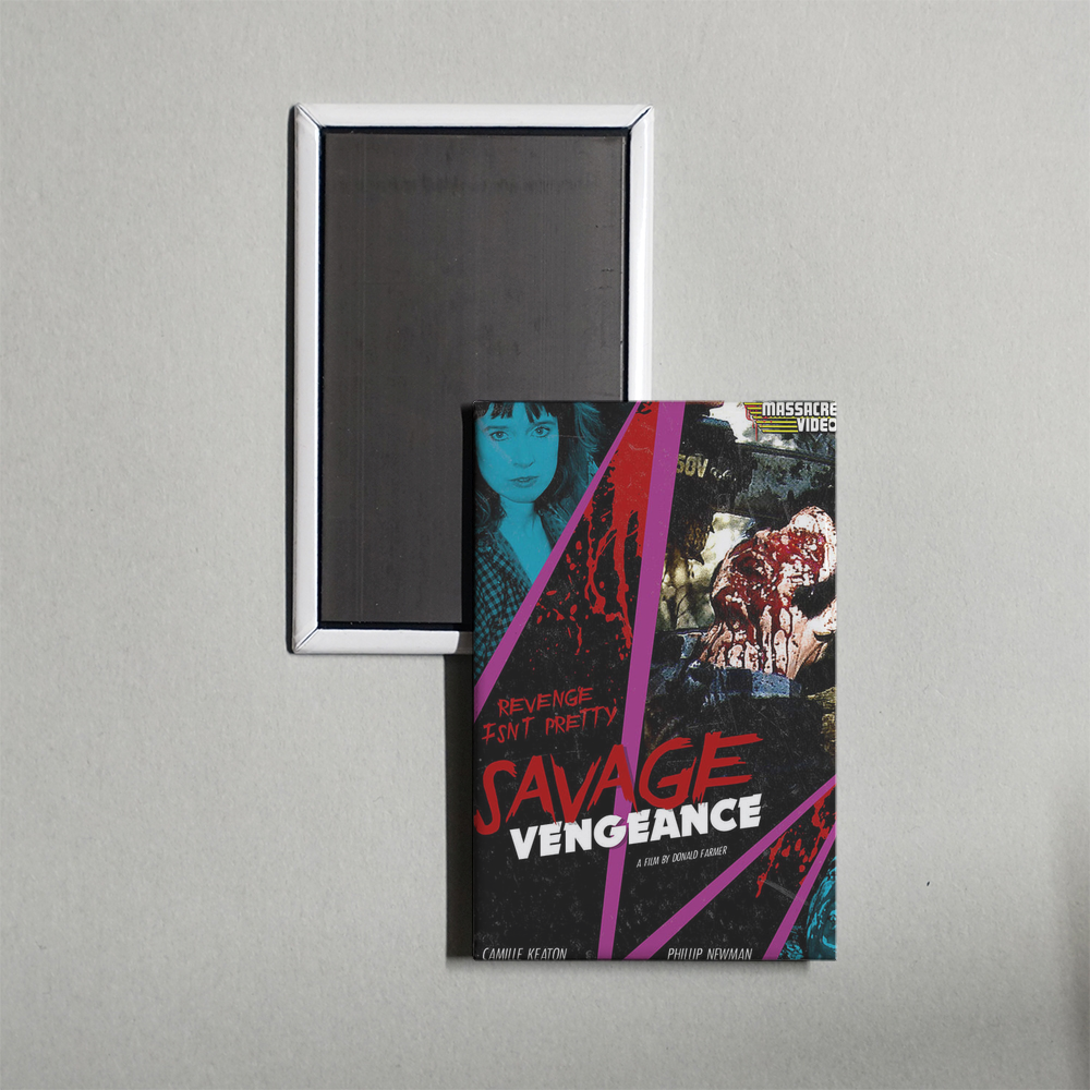 Savage Vengeance Mini Movie Fridge Magnet
