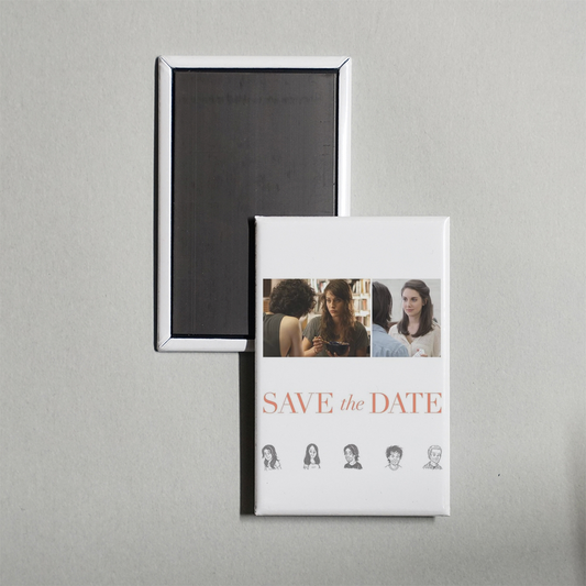 Save the Date Mini Movie Fridge Magnet