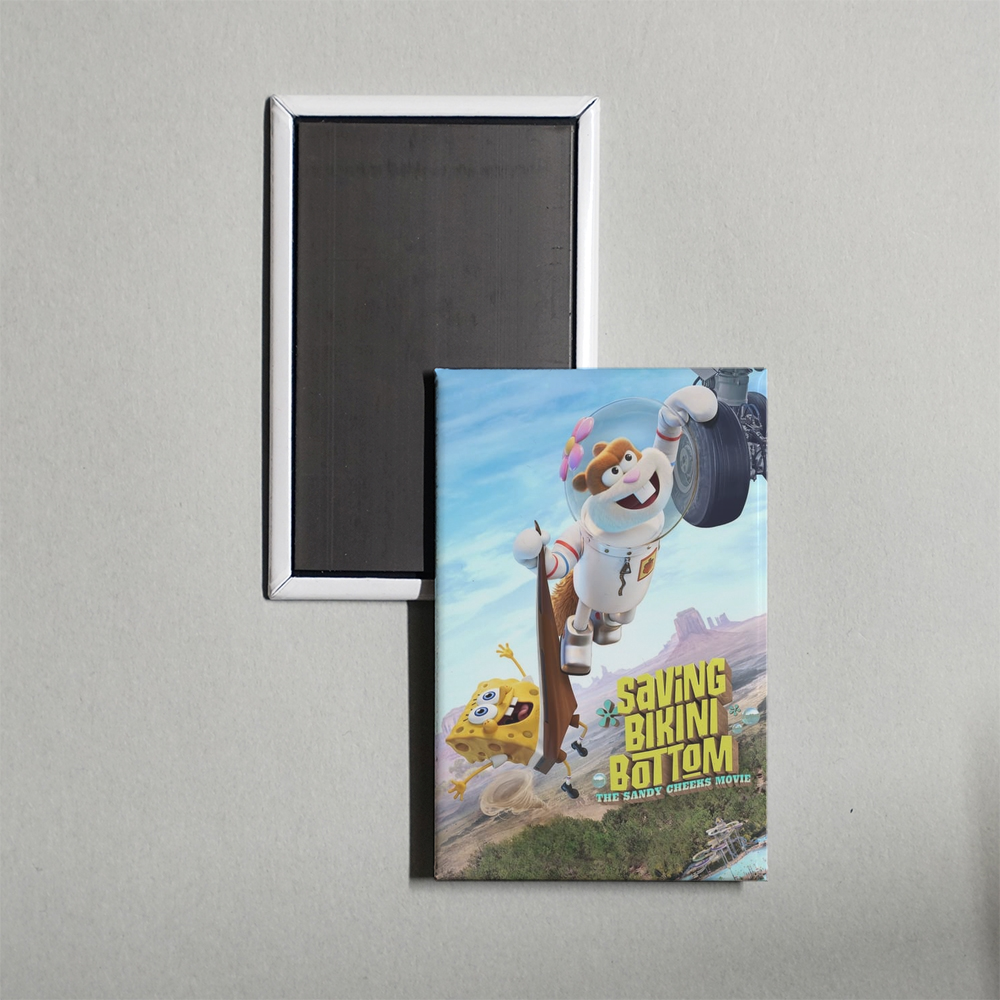 Saving Bikini Bottom The Sandy Cheeks Movie Mini Movie Fridge Magnet