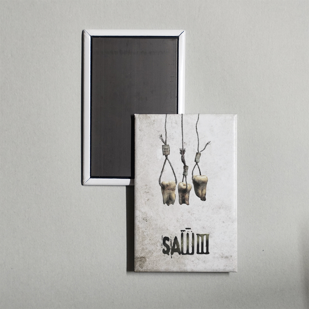 Saw III Mini Movie Fridge Magnet