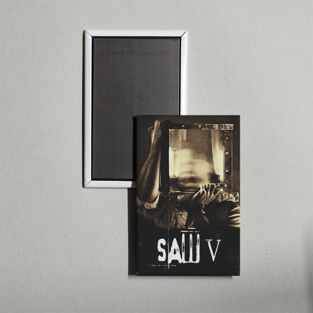 Saw V Mini Movie Fridge Magnet