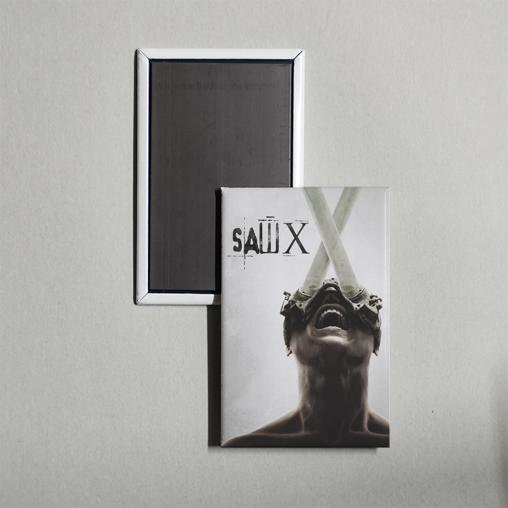 Saw X Mini Movie Fridge Magnet