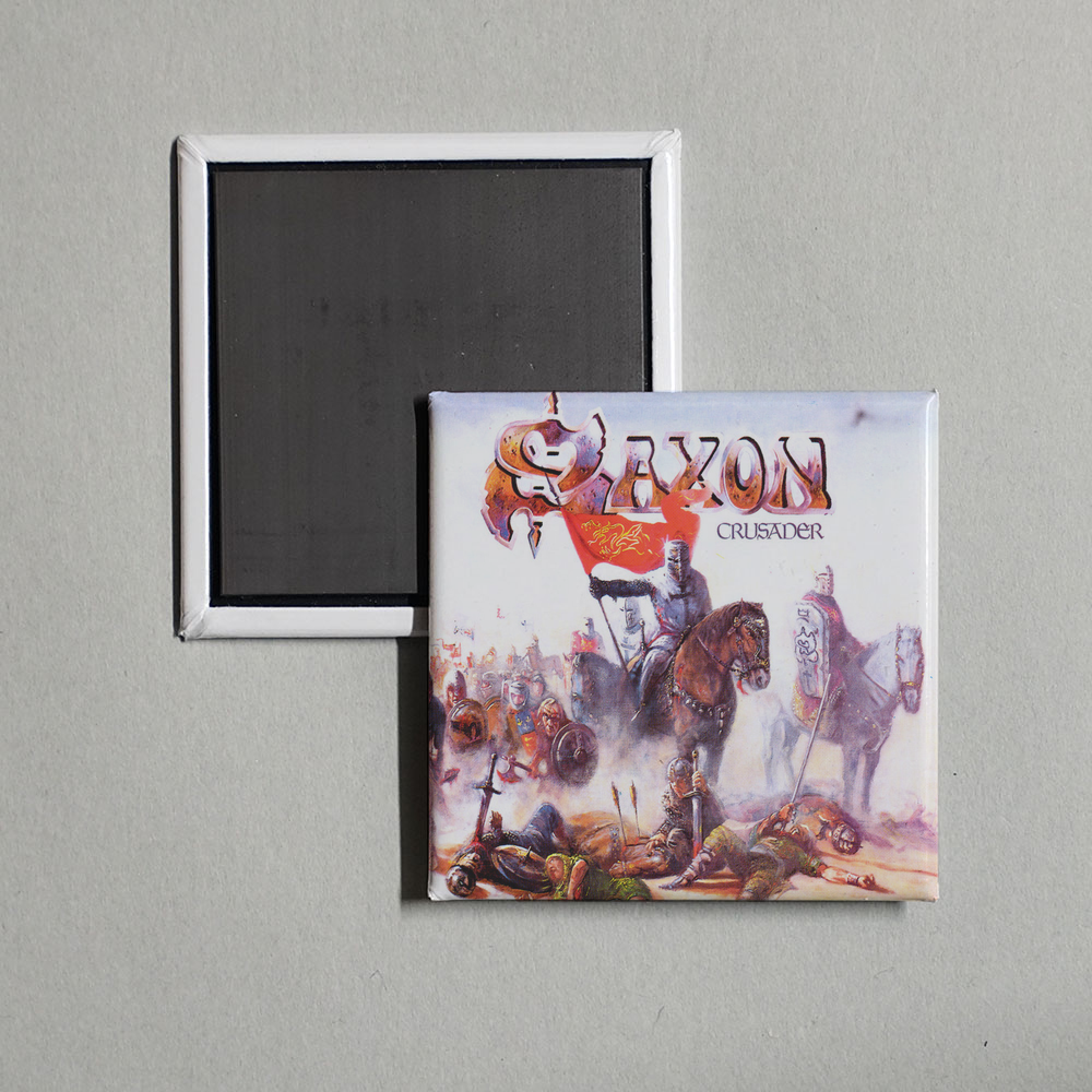 Saxon - Crusader Album Cover Fridge Magnet