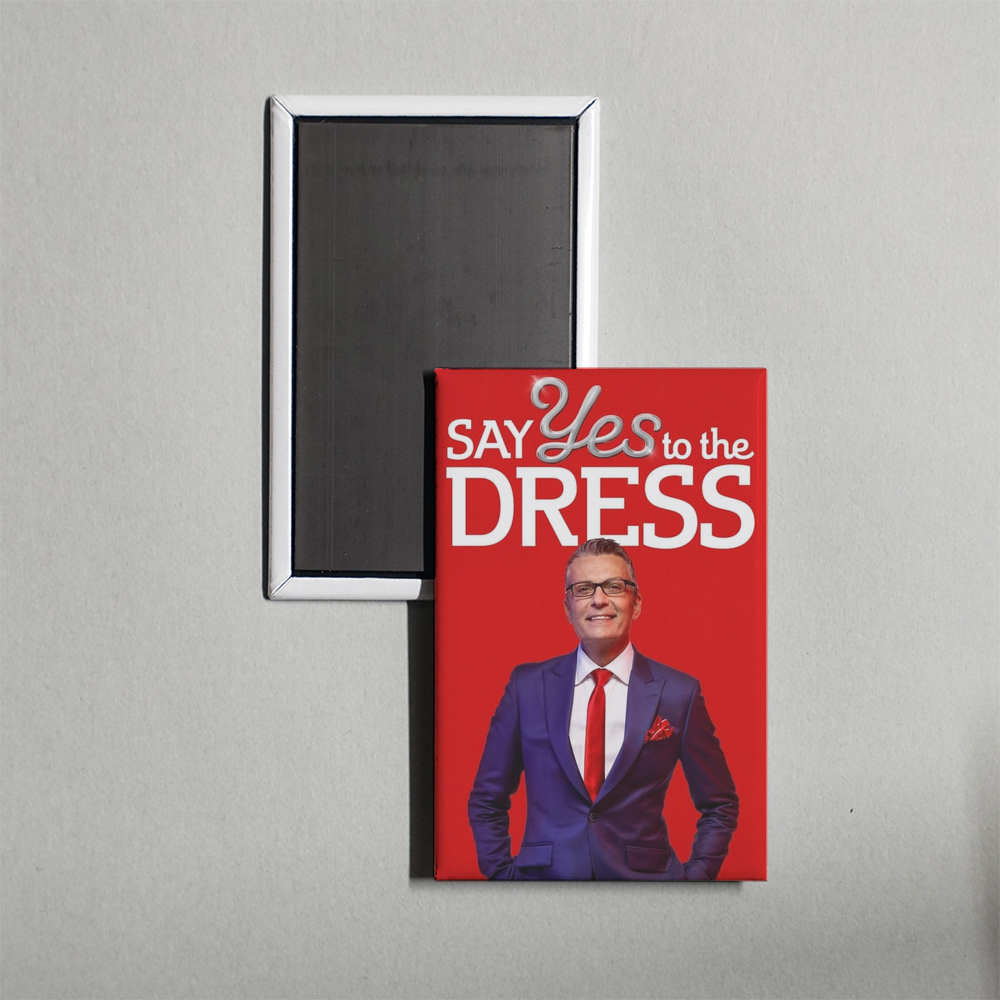Say Yes to the Dress TV Show Fridge Magnet