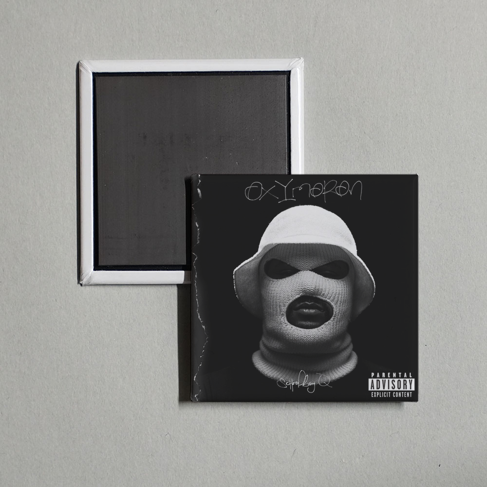 ScHoolboy Q - Oxymoron (Deluxe) Album Cover Fridge Magnet
