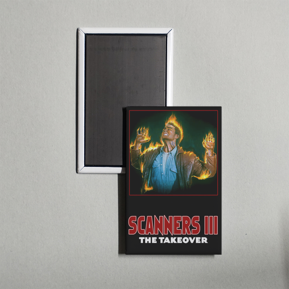 Scanners III The Takeover Mini Movie Fridge Magnet