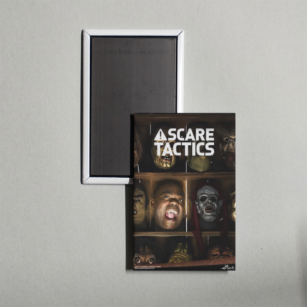 Scare Tactics TV Show Fridge Magnet