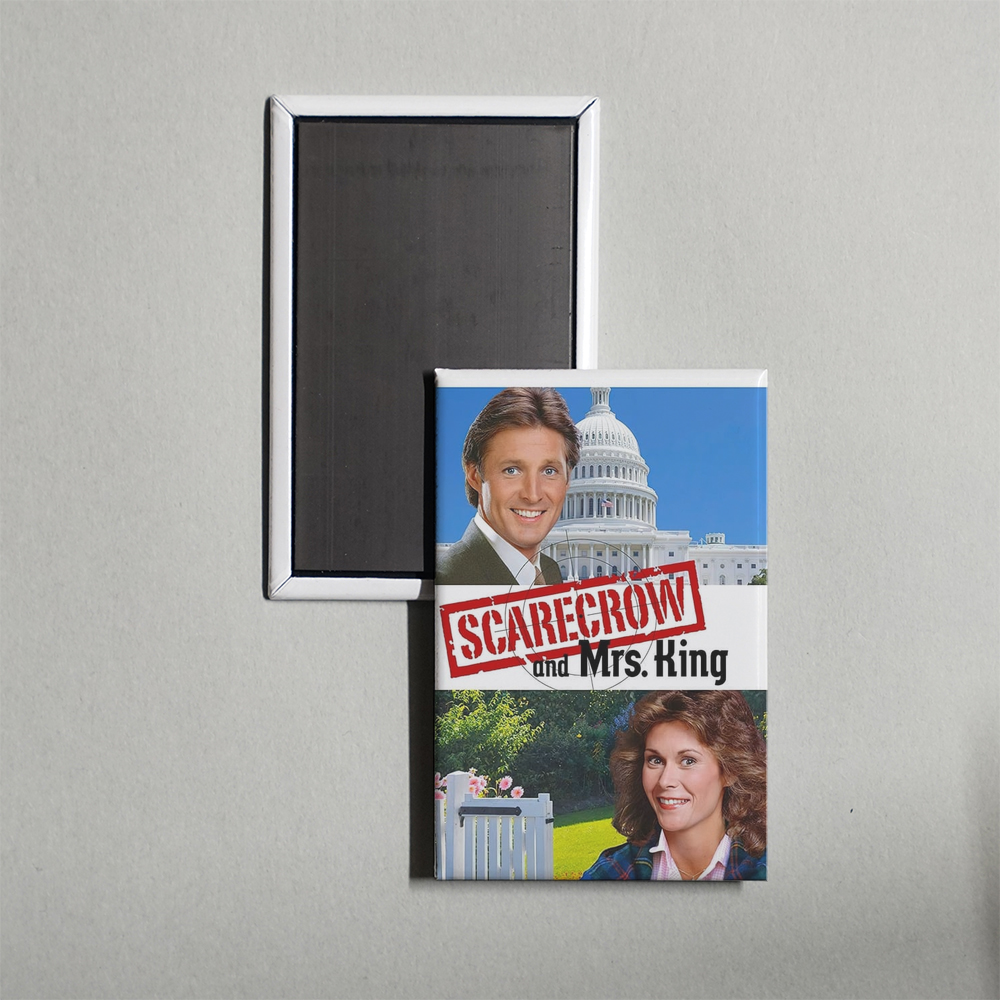 Scarecrow and Mrs. King TV Show Fridge Magnet