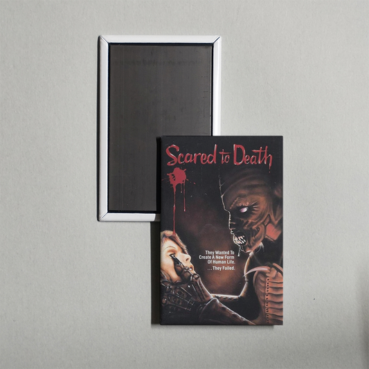 Scared to Death Mini Movie Fridge Magnet