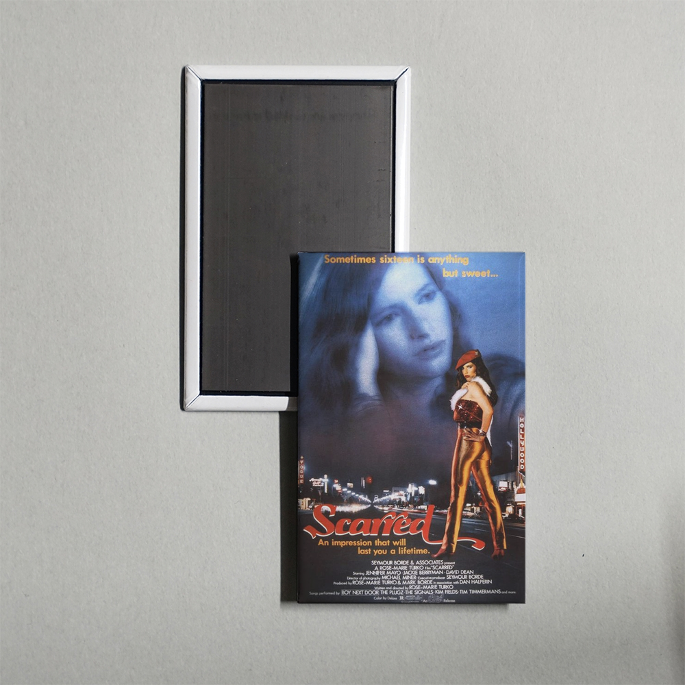 Scarred Mini Movie Fridge Magnet