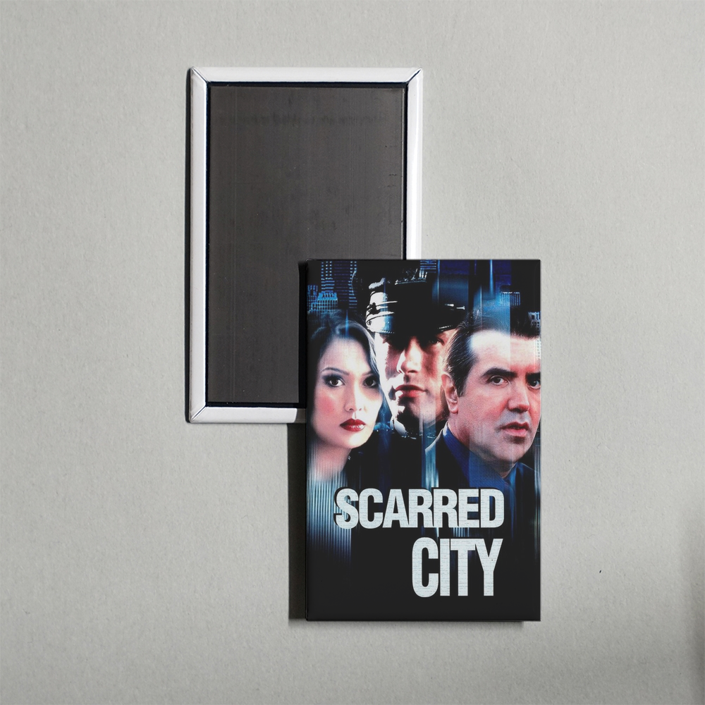 Scarred City Mini Movie Fridge Magnet