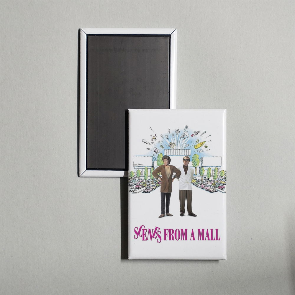Scenes from a Mall Mini Movie Fridge Magnet