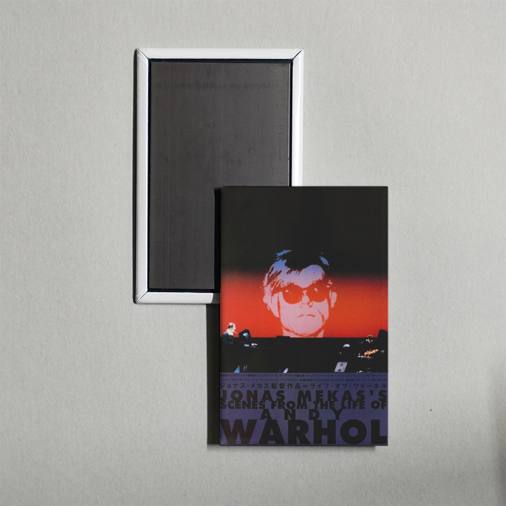 Scenes from the Life of Andy Warhol Friendships & Intersections Mini Movie Fridge Magnet