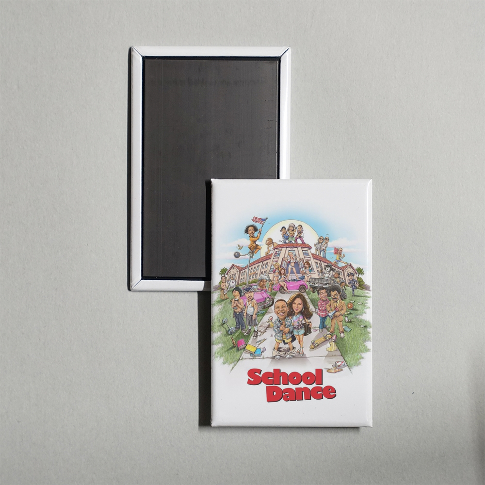 School Dance Mini Movie Fridge Magnet