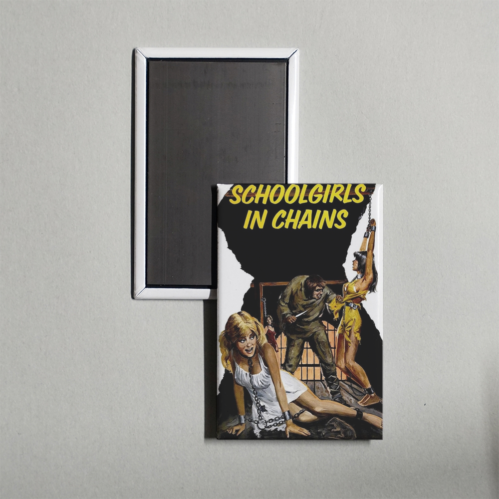 Schoolgirls in Chains Mini Movie Fridge Magnet