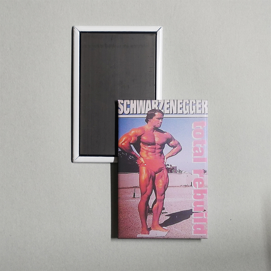 Schwarzenegger Total Rebuild Mini Movie Fridge Magnet