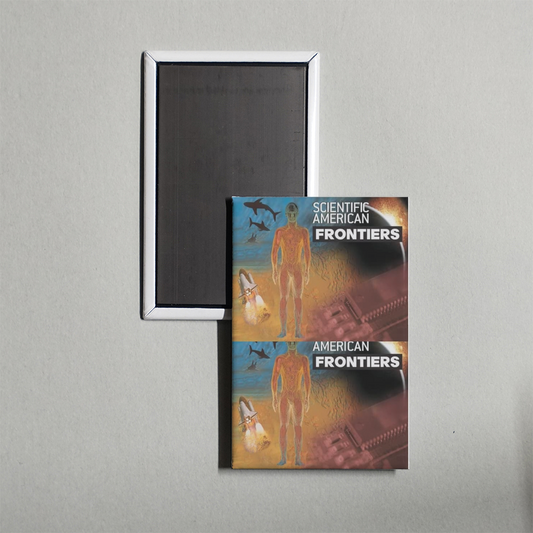 Scientific American Frontiers TV Show Fridge Magnet