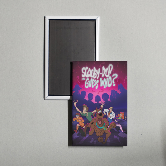 Scooby-Doo and Guess Who TV Show Fridge Magnet