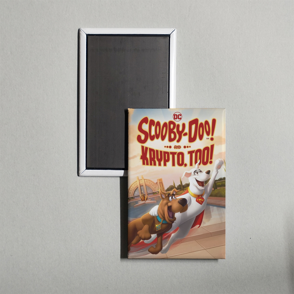 Scooby-Doo! and Krypto, Too! Mini Movie Fridge Magnet