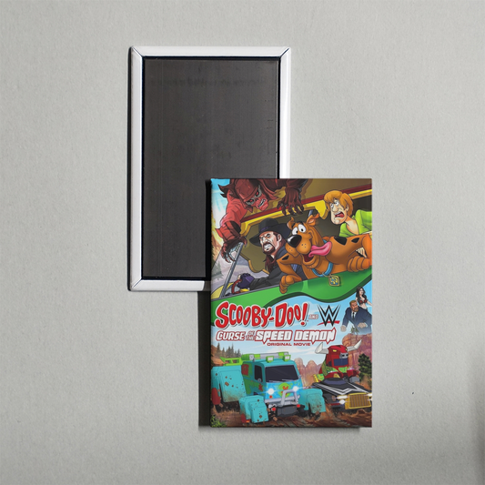 Scooby-Doo! and WWE Curse of the Speed Demon Mini Movie Fridge Magnet