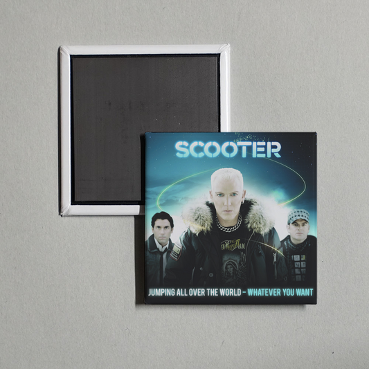 Scooter - Jumping All over the World - Whatever You Want Album Cover Fridge Magnet