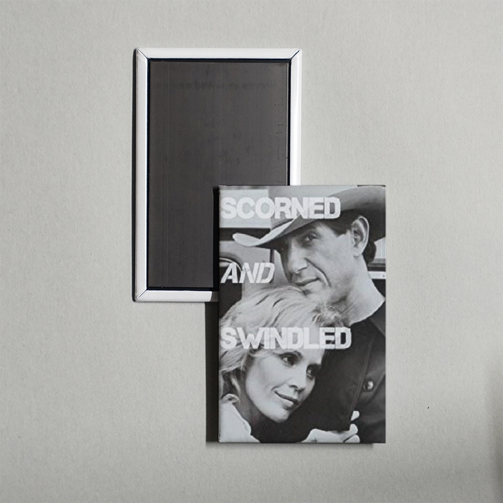 Scorned and Swindled Mini Movie Fridge Magnet