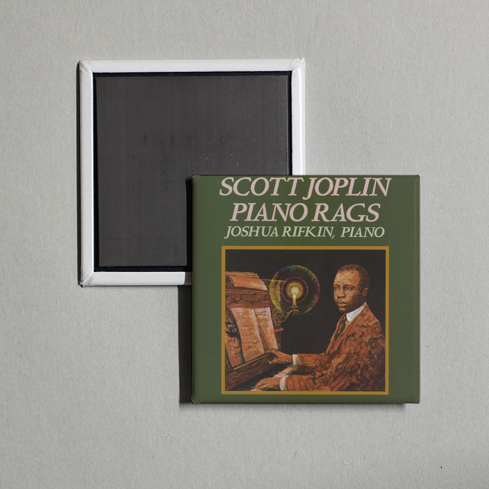 Scott Joplin - Scott Joplin Piano Rags Album Cover Fridge Magnet