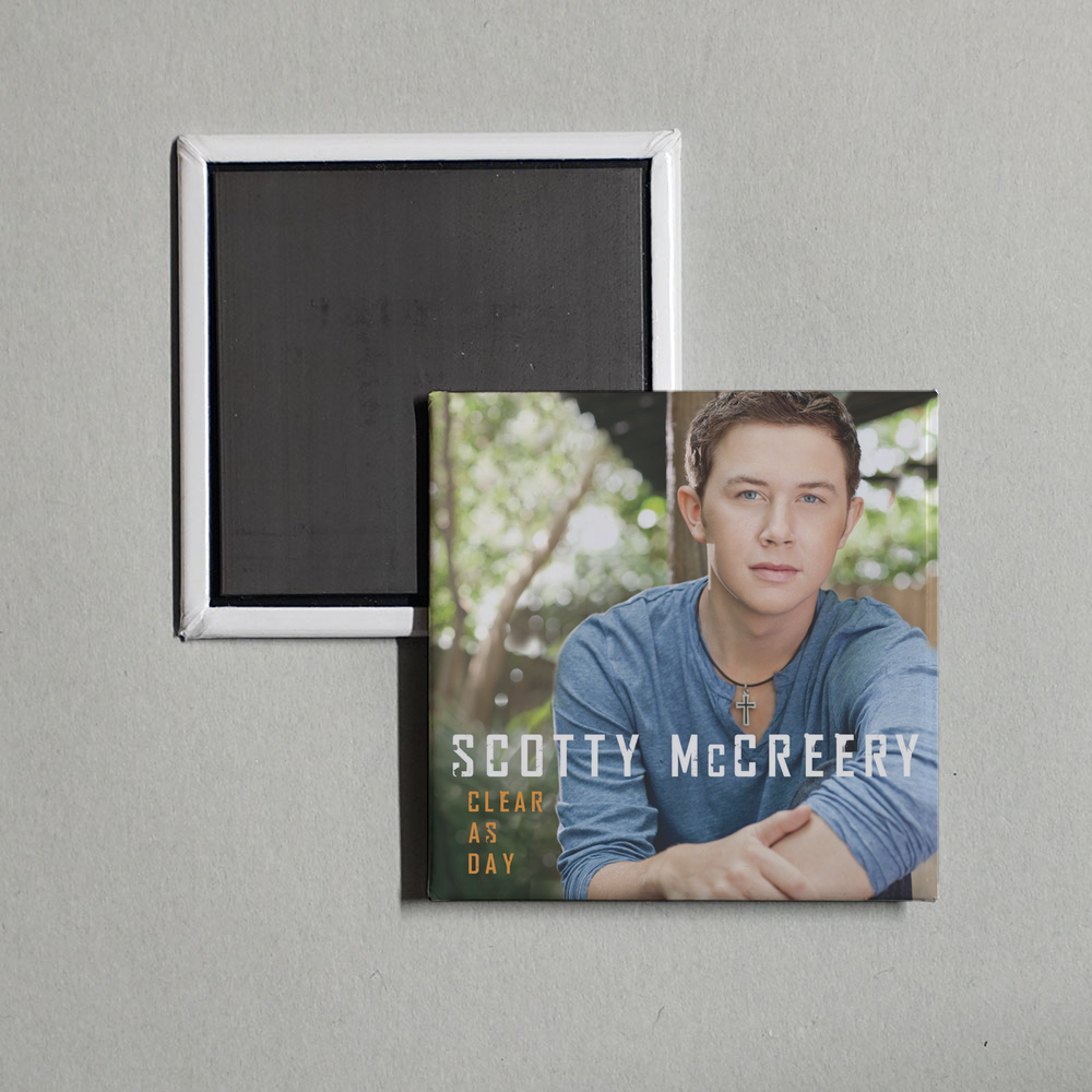 Scotty McCreery - Clear As Day Album Cover Fridge Magnet